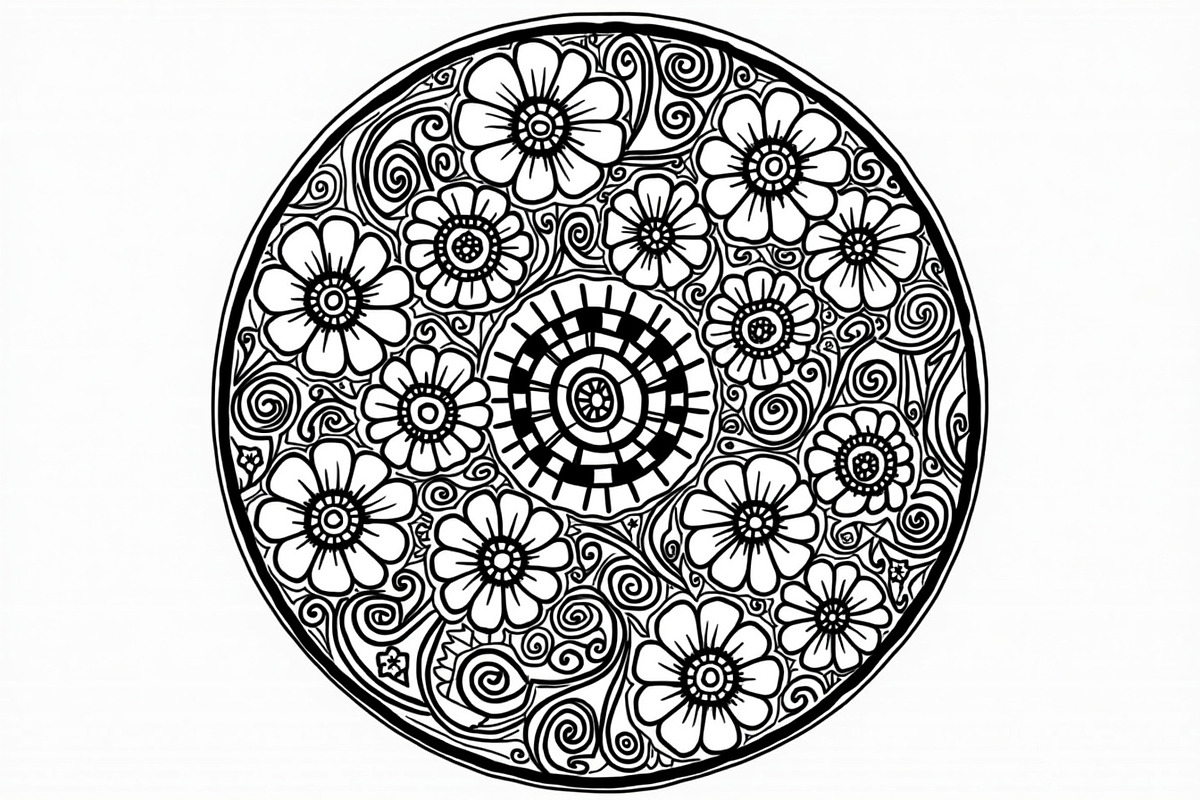 Decorative Mandala Vector Designs, an Illustration by jahid234 (Photo 4 of 9)