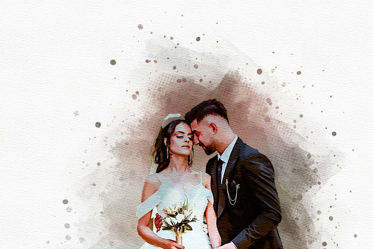 Watercolor Halftone Double Exposure, an Action Add-On by MRI STUDIO (Photo 13 of 23)