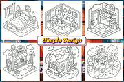 Bold Easy Little Corner, a Decorative Illustration by Ink Gallery (Thumbnail 2 of 4)
