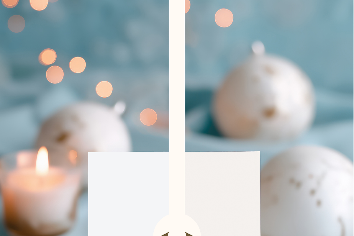 5x7 In Christmas Invitation Mockup, an Advertising Mockup by Serenefeeling (Photo 5 of 7)