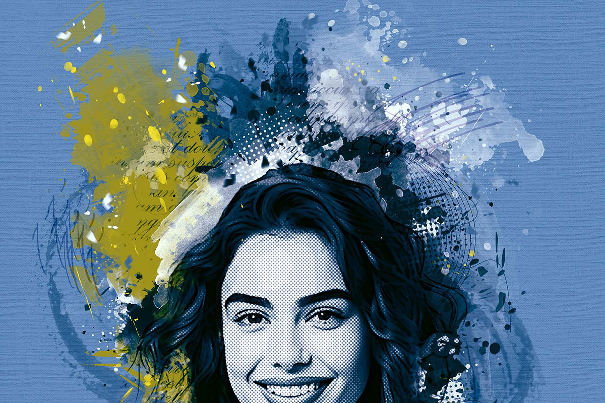 Mixed Media Wall Art Photo Effect, an Action Add-On by MRI STUDIO (Photo 15 of 18)