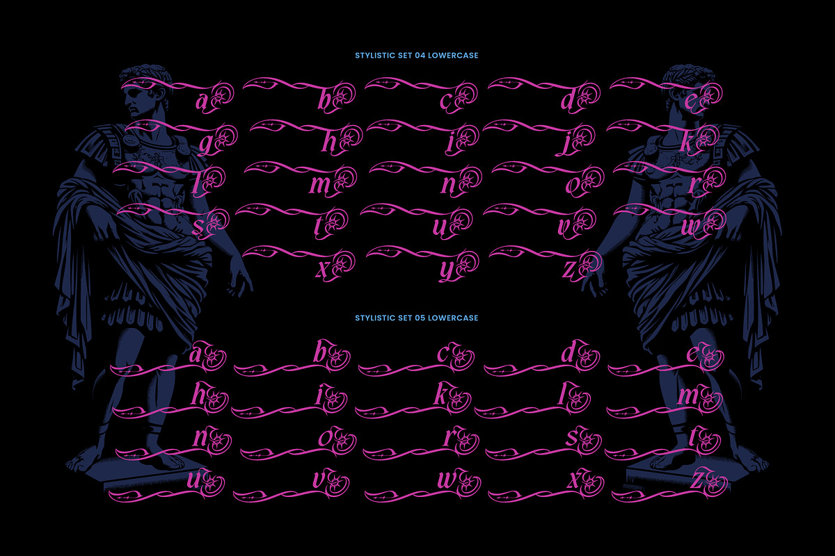 Taroth Sharp Typeface, a Blackletter Font by alit design (Photo 12 of 17)