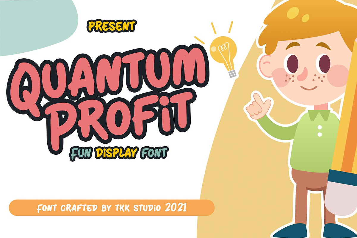 Quantum Profit - Display Font, a Font by tokokoo (Photo 2 of 11)