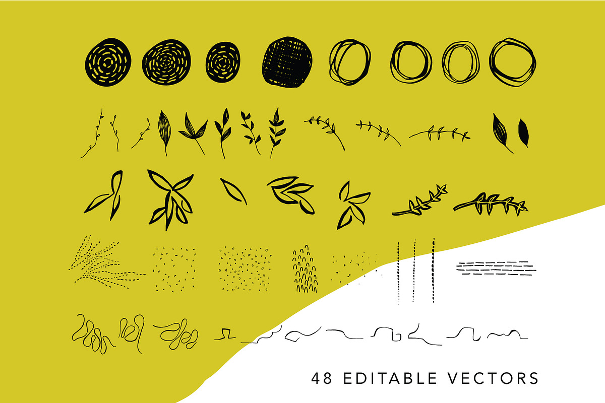 Modern Leaves | Seamless Patterns, a Pattern Graphic by The Collective Studio (Photo 11 of 12)