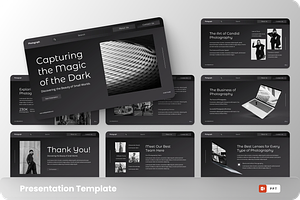 Photography PowerPoint Template, a Presentation Template by GraphauseProject