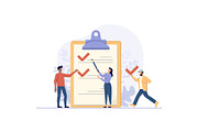 Checklist clipboard teamwork, a Finance Illustration by Yayasya (Thumbnail 3 of 3)