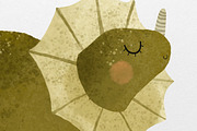 Dino, dinosaur clipart, an Animal Illustration by the_myro (Thumbnail 3 of 3)