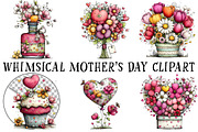 Whimsical Mother's Day Clipart, an Illustration by OK Design (Thumbnail 2 of 6)