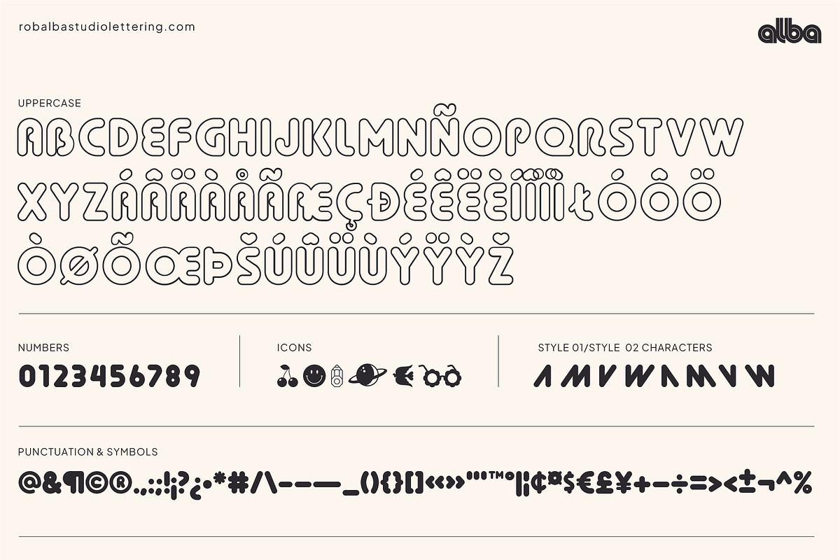 Risen Rounded, a Sans Serif Font by albatypefoundry (Photo 12 of 13)