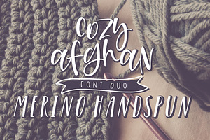 The Cozy Merino Font Duo