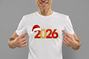 Glitter Happy New Year 2026 Png, an Illustration by Daily.Designs (Thumbnail 2 of 5)