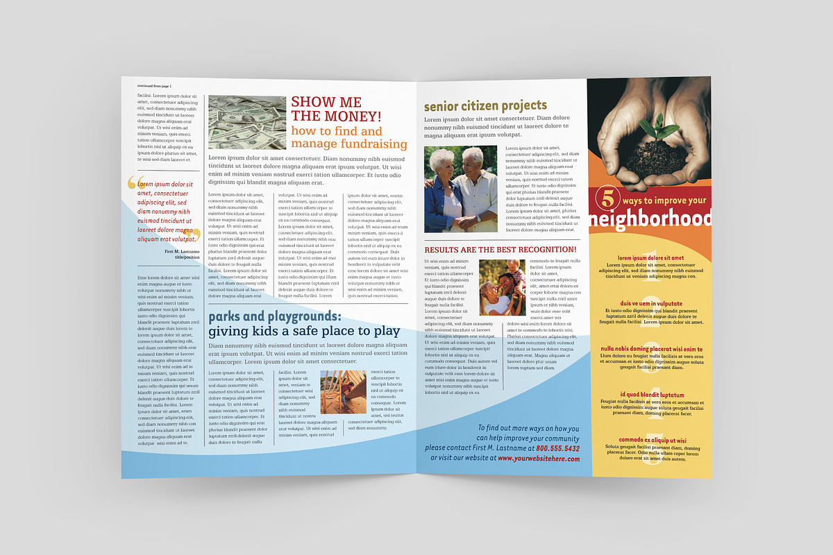 Community Nonprofit Newsletter, a Magazine Template by StockLayouts (Photo 2 of 4)