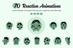 Animated Reaction Doodle Icon, an Outline Icon by Vectors Market
