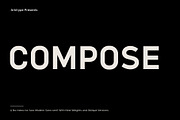 Compose, a Sans Serif Font by Arkitype (Thumbnail 1 of 14)