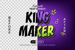 Fun Text Effect Sticker Style