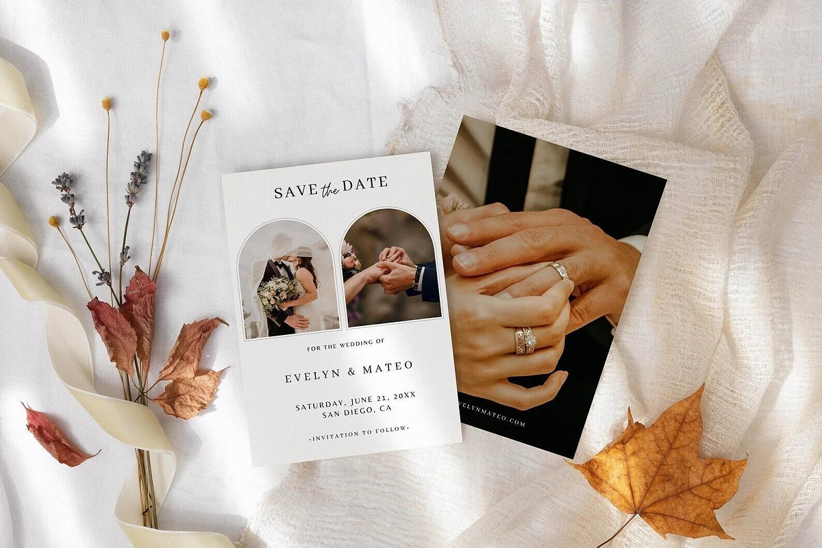 Save The Date Template with Photo, an Invitation Template by LucaTheme (Photo 1 of 5)
