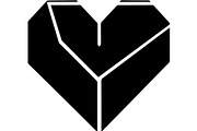 Heart Icons Silhouette, an Object Graphic by Creativeshirt (Thumbnail 16 of 17)