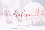 Dialova - Calligraphy Script, a Script Font by Aldedesign (Thumbnail 9 of 9)