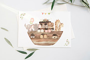 NOAH’S ARK. Watercolor, an Animal Illustration by OlliArtDesign (Thumbnail 6 of 7)