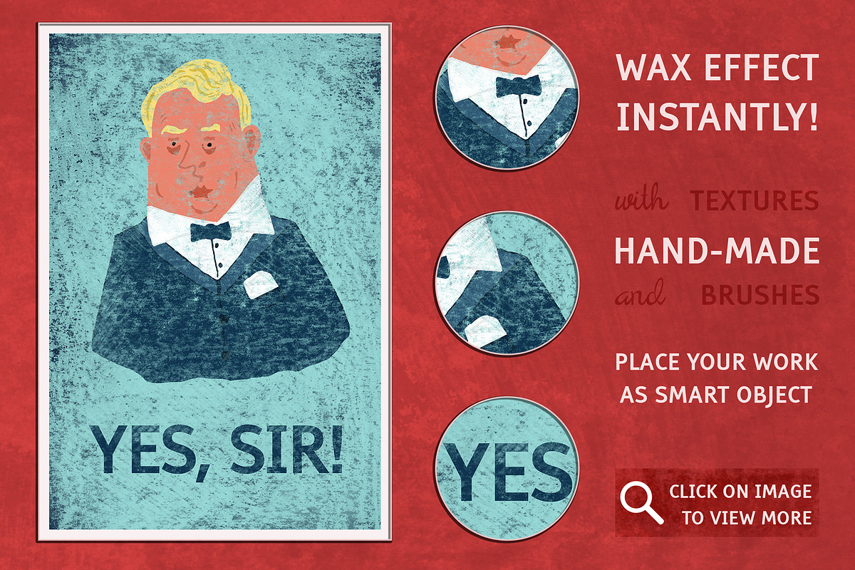 Wax Box - Wax Effect in seconds!, a Layer Style Add-On by Guerillacraft (Photo 2 of 5)