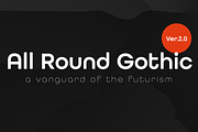 All Round Gothic, a Sans Serif Font by Dharma Type (Thumbnail 1 of 10)