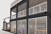 3D Model Container Cafe 9, an Architecture 3D Model by SR 3D Visual (Thumbnail 11 of 23)