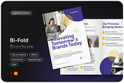 Agency Creative Bifold Brochure, a Brochure Template by Annora Studio (Thumbnail 1 of 6)