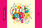 Youthful abstract backgrounds, an Illustration by Radoman (Thumbnail 2 of 7)