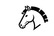 Elegant horse head wall decor design, an Illustration by Amazin_art (Thumbnail 7 of 25)