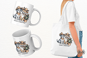 Christmas Dogs Clipart Bundle, an Illustration by Markicha Art (Thumbnail 5 of 7)