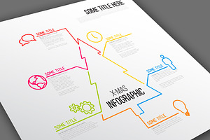 Infographic Template Christmas Tree