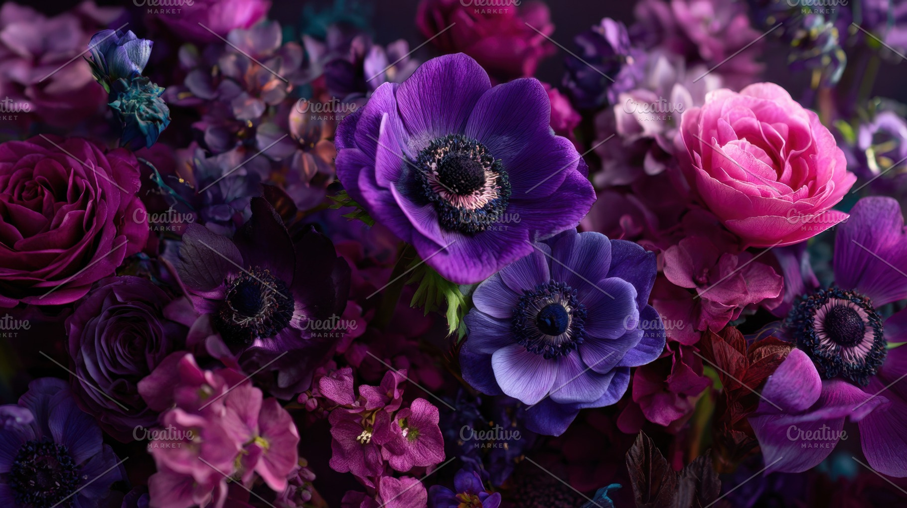 Purple flower arrangement, a Photo by Beautiful things