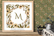 Fall Clipart Dahlia Flowers, an Illustration by WatercolorWind (Thumbnail 2 of 11)