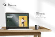 Cleo modern pitch deck presentation, a Presentation Template by peterdraw (Thumbnail 2 of 8)