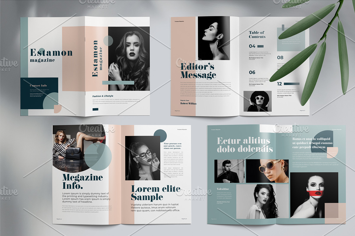 The Magazine-InDesign Template, a Brochure Template by Cristal Pioneer (Photo 2 of 5)
