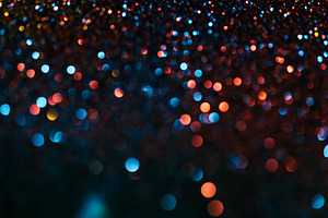 Neon bokeh background color texture, an Abstract Photo by hitdelight