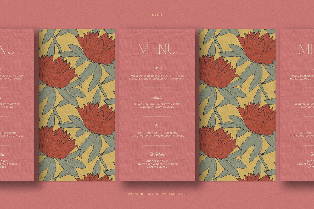 Red Rose | Wedding Stationery, an Invitation Template by Evgeniya Goktas (Photo 3 of 8)