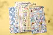Italian summer - Dolce Vita pattern, a Pattern Graphic by Tani Kuzminka (Thumbnail 25 of 29)