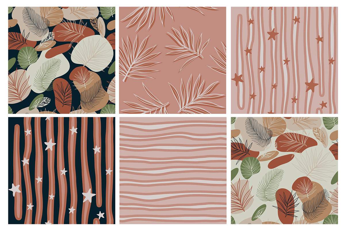 Earthy Ethno - Seamless Patterns, a Pattern Graphic by ilonitta (Photo 10 of 12)
