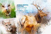 Animal Digital Painting Photo Effect, an Action Add-On by MRI STUDIO (Thumbnail 1 of 12)