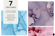 7 Huge Seamless Purple Ink Textures, a Texture Graphic by AdenaJ (Thumbnail 2 of 14)