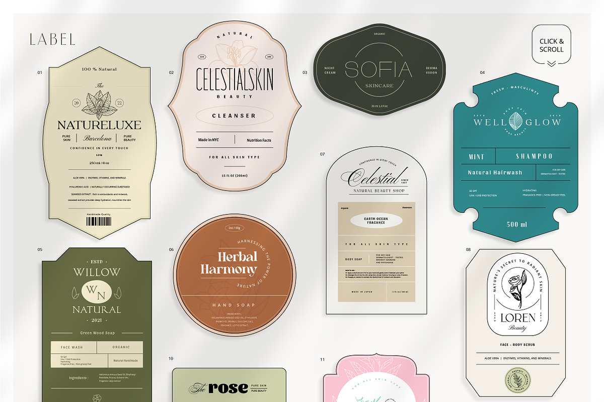 Natura Cosmetics  |  Branding Kit, a Branding & Logo Template by Jiwstudio (Photo 6 of 22)