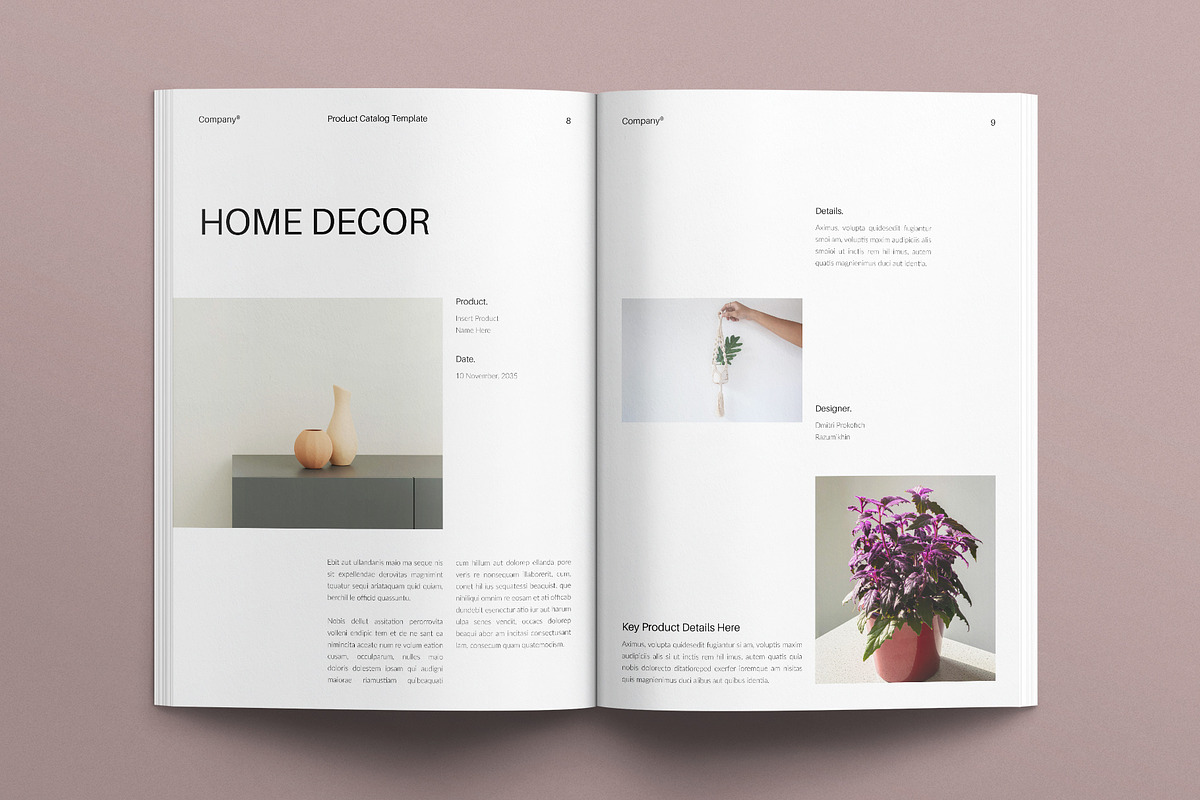 Product Catalog Template, a Brochure Template by E-Type (Photo 4 of 7)