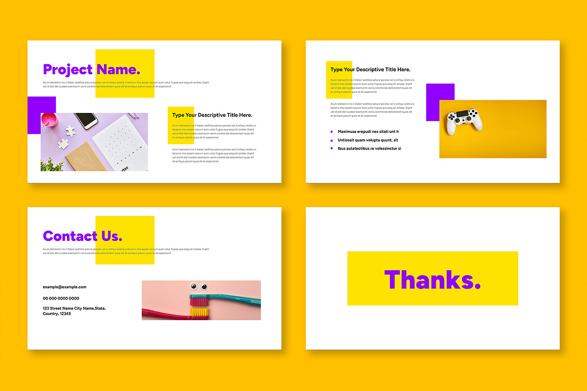 Bold and Bright Portfolio, a Presentation Template by Mighty-Slide (Photo 5 of 5)