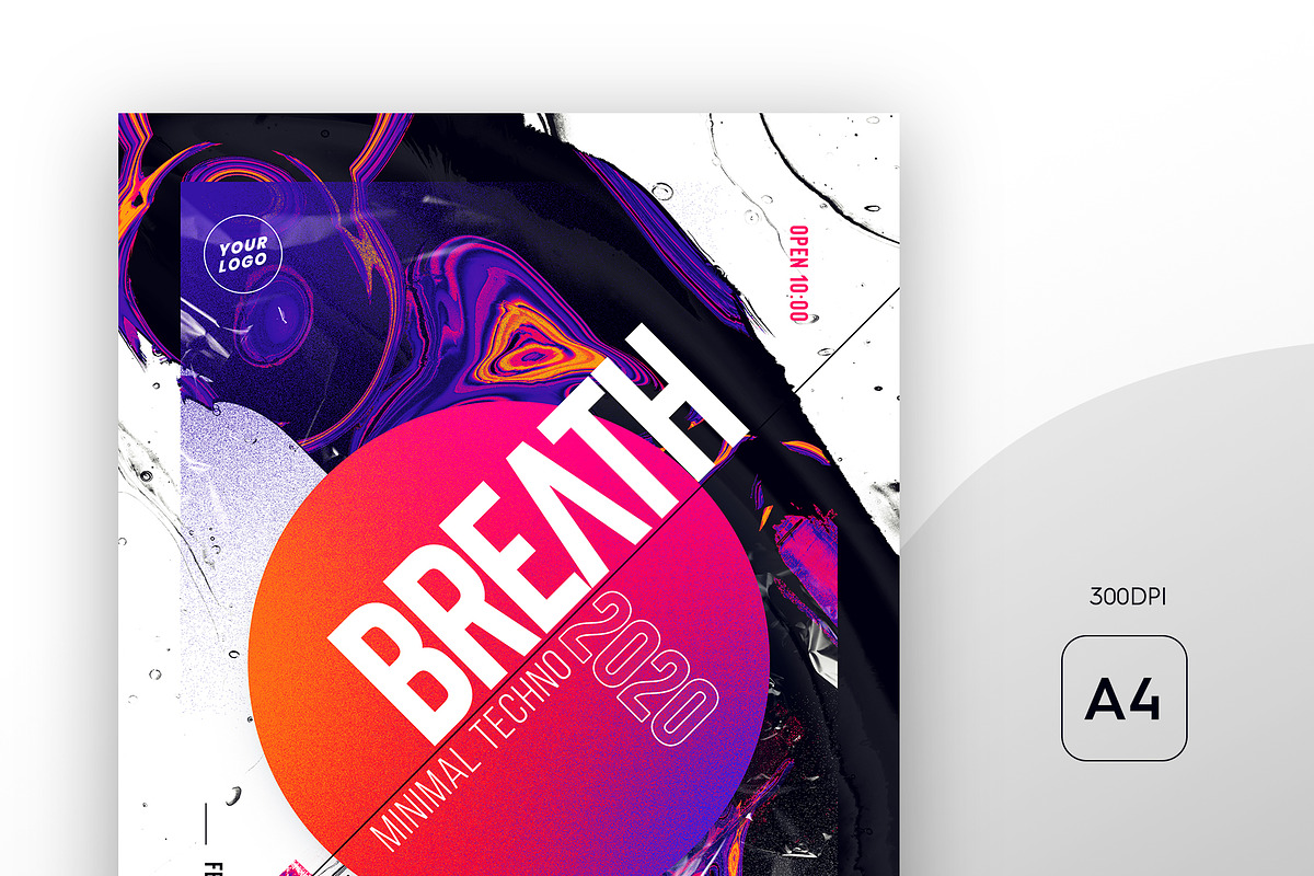 Abstract Poster Template, a Flyer Template by Grand Design (Photo 3 of 3)