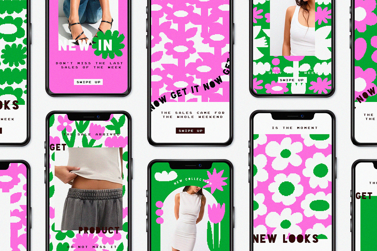 PIXEL BLOOM, a Social Media Template by Bosotochka♥Art (Photo 3 of 10)
