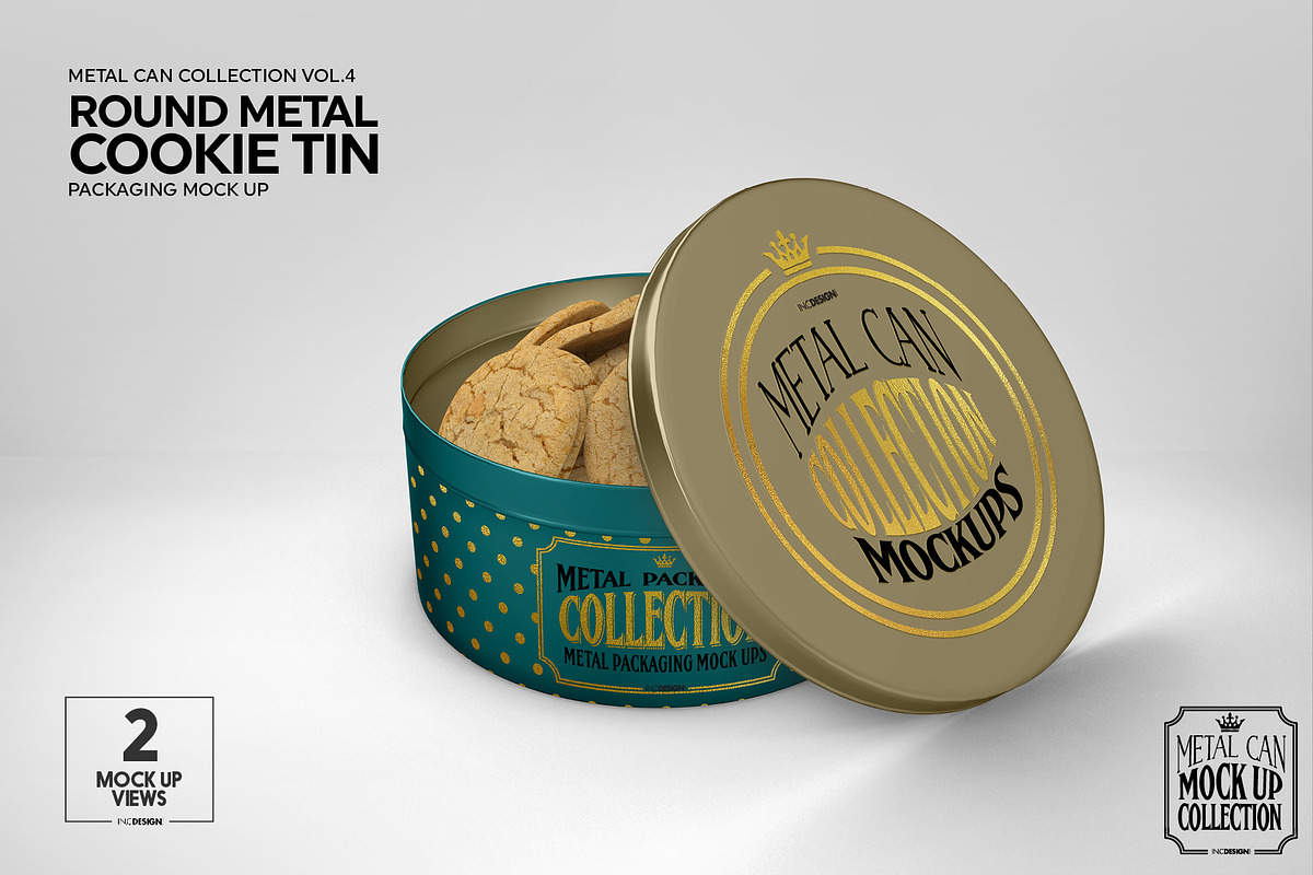 Vol4. Metal Can Mockup Collection, a Packaging Mockup by INCDesign (Photo 14 of 21)