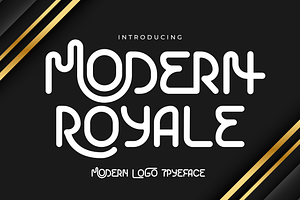 Modern Royale is a Modern Logo Font