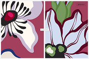 Bold Folk Naive Dark Floral Pattern, a Pattern Graphic by likorbut (Thumbnail 10 of 14)