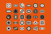 Editable Logo Badge Builder Set, a Poster Template by softulka (Thumbnail 7 of 9)